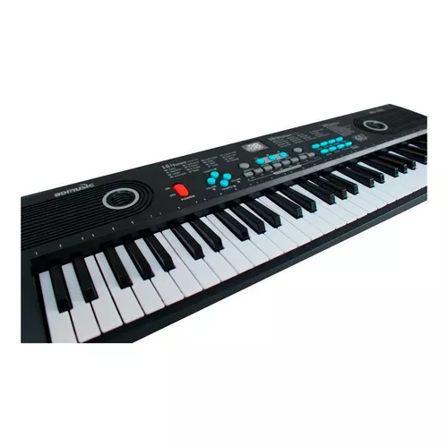 Teclado De Piano Instrumento Musical Infantil De 61 Teclas