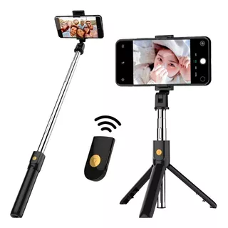 Bastão Selfie Celular Tripé Com Bluetooth Fotos E Filmagem