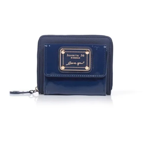 Billetera Juanita Jo Pocket color azul 10cm x 13cm MercadoLibre