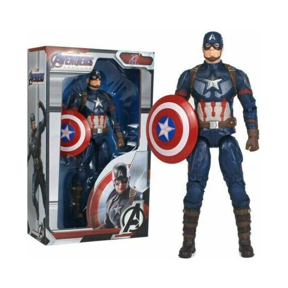 Marvel Legends  Captain America Modelo De Alta Calidad  18cm