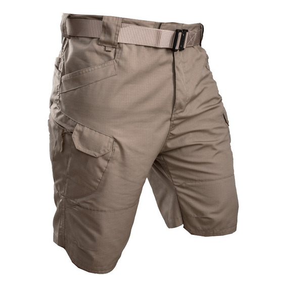 Mpermeable Policía Táctica Pantalones Cortosshorts Hombre