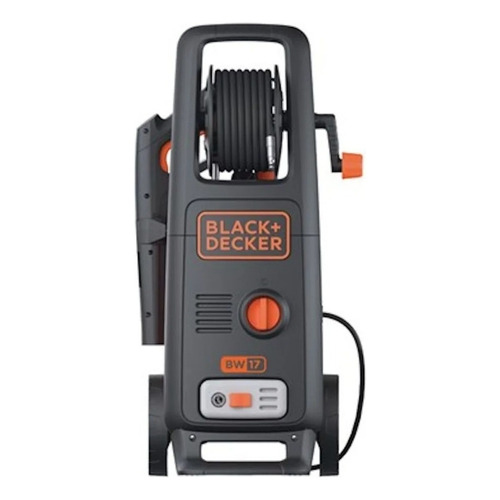 Hidrolavadora eléctrica Black+Decker BW17 naranja y negra de 1700W con 1885psi de presión máxima 220V