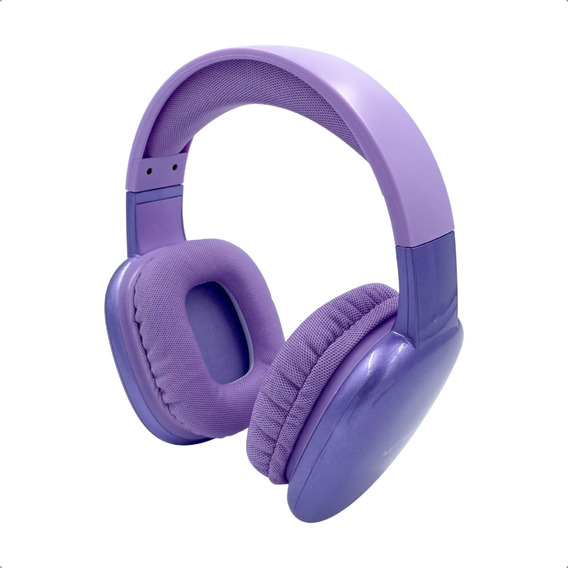 Auriculares gamer inalámbricos Netmak Urbano NM-VOLT violeta