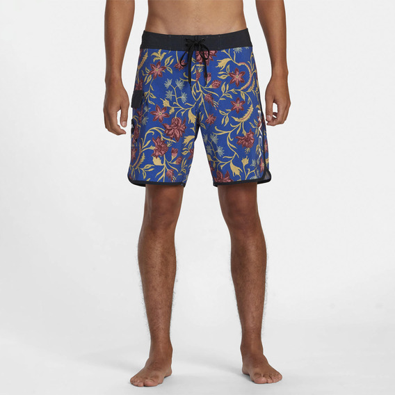 Traje De Baño Rvca Easterntrunk18bdsh Azul Hombre