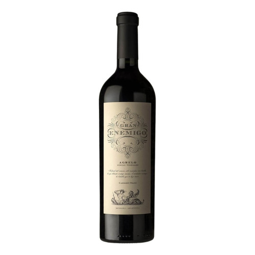 Vino Tinto Gran Enemigo Cabernet Franc Agrelo 750ml