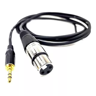 Cabo Xlr Femea Para P2 Stereo 50 Cm