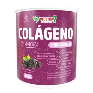 Colágeno Hidrolisado + Biotina Amora 300g - Videira 7