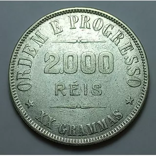 Brasil - 2000 Reis 1908 - Km 508 (ref 052)