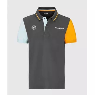 Playera Polo Mclaren Gulf Gris Limited Edition