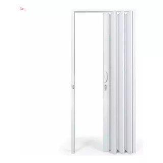 Puerta Acordeón 0.80 X 2.10 Blanca - Plasbil