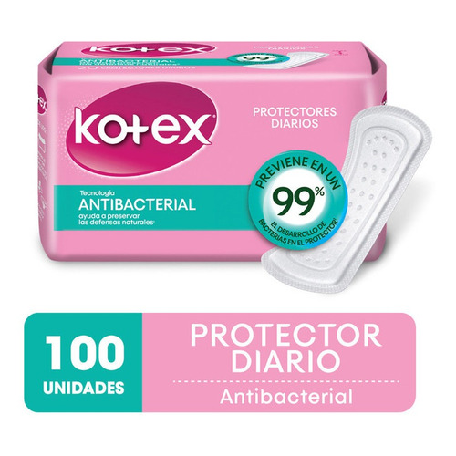 Protectores Diarios Kotex Multi Ajustable X 100 Un