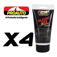 Silicone Em Gel Alta Performance Perfumado Proauto Kit 4 Und