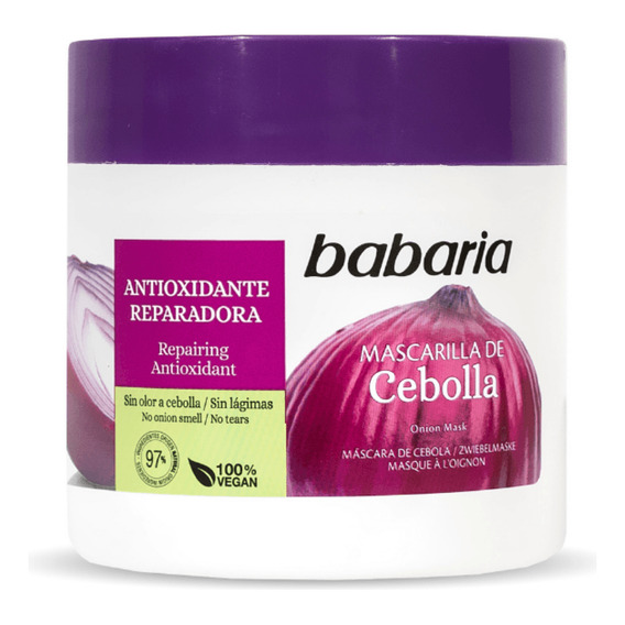 Mascara Babaria Cebolla Antioxidante Y Reparadora X 400ml