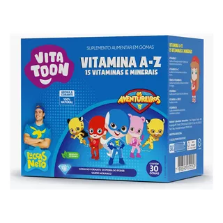 Vitatoon Polivitamínico De A -z- 30 Gomas Sabor Morango