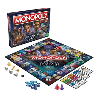 Juego De Mesa Monopoly Black Panther Wakanda Forever