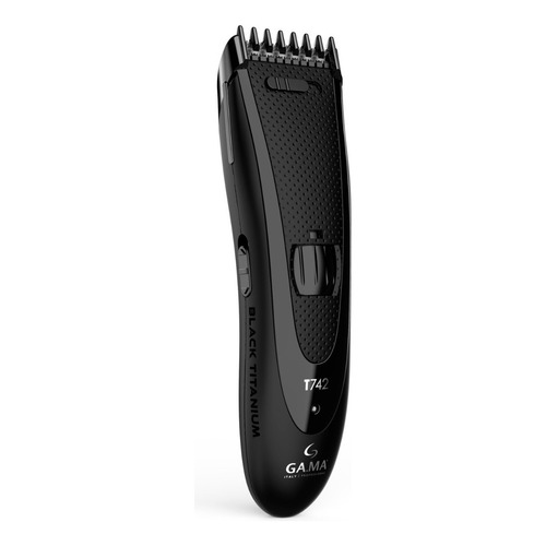 Cortapelo Clipper Gama Black Titanium T742 Usb Inalámbrico Color Negro