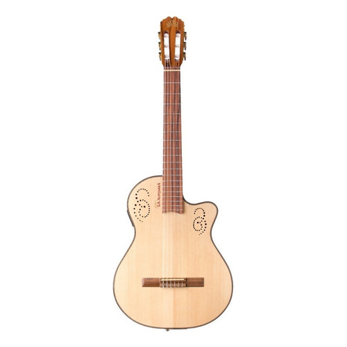 Guitarra Electroacústica La Alpujarra 300KINK para diestros natural jacaranda mate