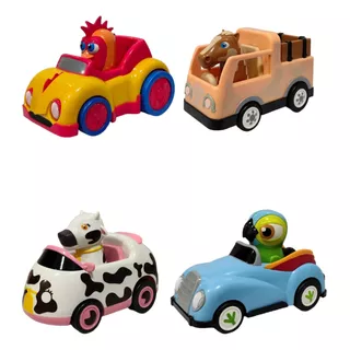 La Granja De Zenon Coches De Juguete Para Niños, 4 Pcs