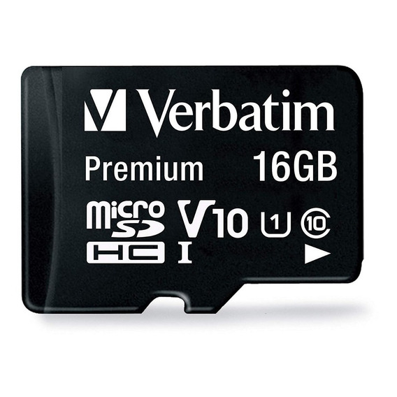Tarjeta de memoria Verbatim 44082  Premium con adaptador SD 16GB