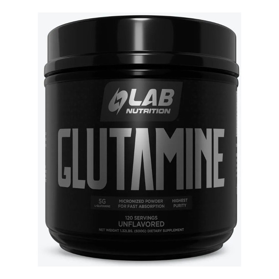L-glutamine Powder 600gr Limited Edition Sabor Natural, Lab nutrition