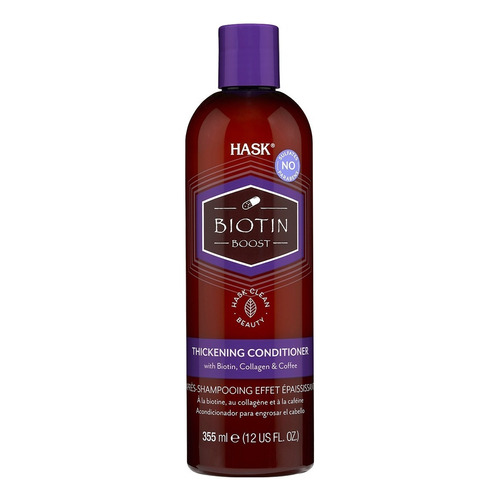 Hask Acondicionador Biotin Boost 355 Ml