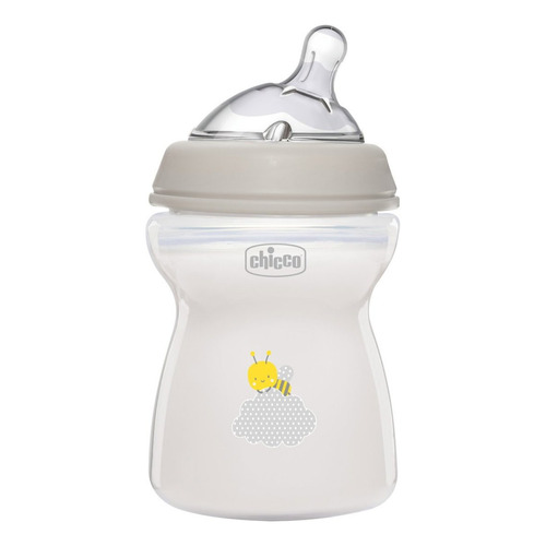 Chicco Natural Feeling 250mL transparente abeja