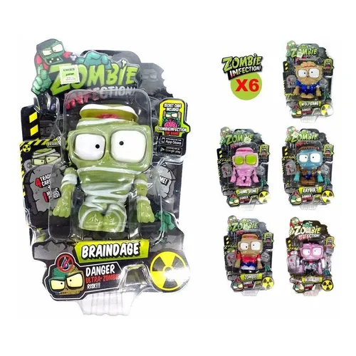 zombie infection muñecos