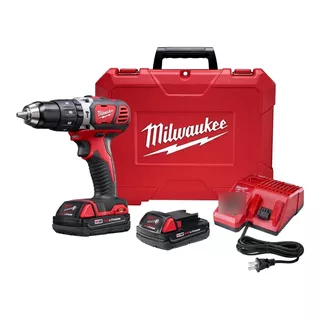 Taladro Destornillador Milwaukee 2607-22ct 1/2  M18 Color Rojo