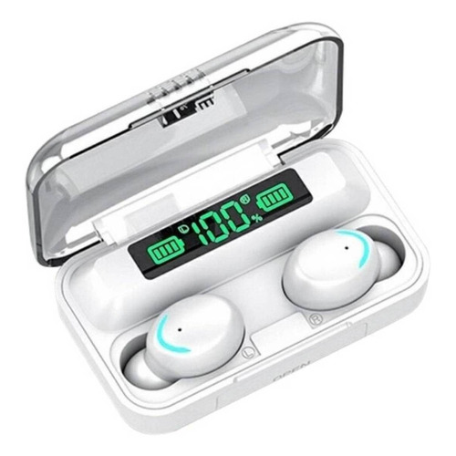 Audífonos in-ear inalámbricos Bluetooth F9-5 blanco