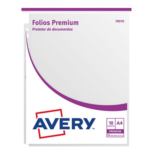 Folio A4 Avery X 10 Premium