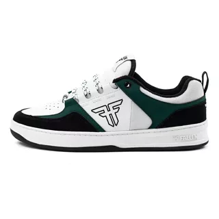 Zapatilla Fallen The Crest Black/white/esmerald - Cupsole