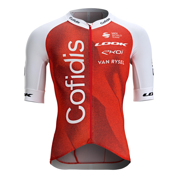 Jersey Ciclismo Carretera Hombre Racer Cofidis Blanco Van Ry