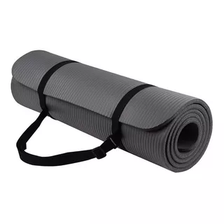 Tapete Para Yoga Extragrueso Balancefrom 12 Mm ( Colores ) Color Gris