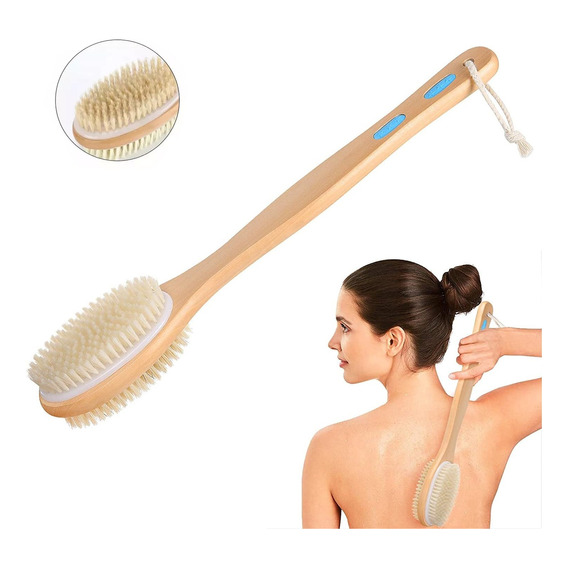 Bristle Bath Brush, Cepillo Para Baño, Doble Cara Cepillo