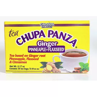 Tea Chupa Panza - Raz De Jenjibre A Base De T, Pia, Linaza Y