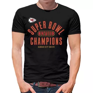 Nueva Playera Fan Made Chiefs Kansas Campeones 2024