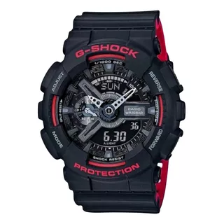 Reloj Casio Gshock Negro C/ Rojo Ga110
