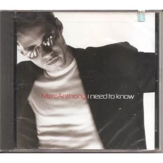 Cd Single Marc Anthony I Need To Know Importado