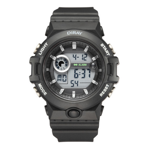 Reloj Deportivo Diray Para Caballero Dr2223l1 Negro