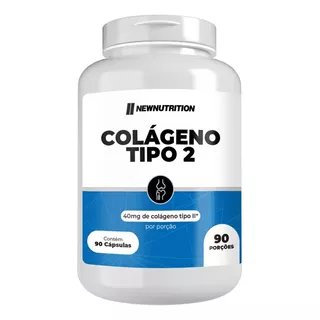 Colágeno Tipo 2 Newnutrition 90 Cápsulas 40mg Proteína Para Articulações