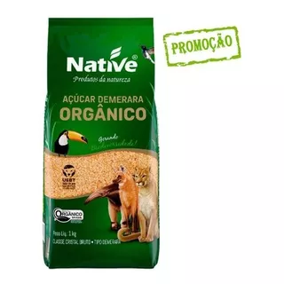 Açúcar Orgânico Demerara Native 1kg - Promoção