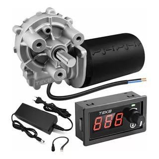 Motor Redutor 12v Dc 40 Rpm Alto Torque + Fonte + Pwm