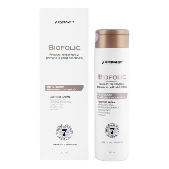 Biofolic Bb Cream Capilar - Biohealthy 240 Ml