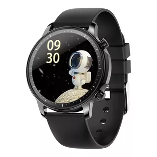 Smartwatch Colmi V V23 1.3  Caja De  Aleación  Negra, Malla  Negra De  Silicona