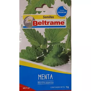 Semillas De Menta Piperita Aromatica Beltrame Huerta 