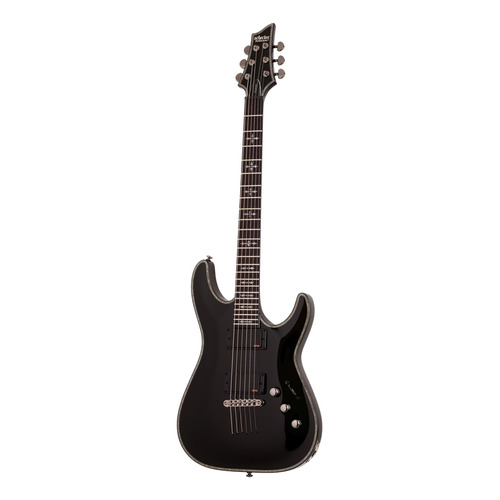 Guitarra eléctrica Schecter Hellraiser C-1 de caoba gloss black con diapasón de palo de rosa