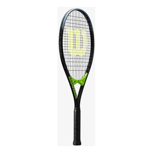 Raqueta De Tenis Aggressor Negra/verde 4 3/8 Wilson Color Negro/ Verde