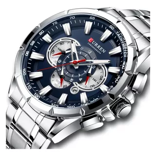 Reloj De Hombre Cronograph Metal Excelente Calidad Premium