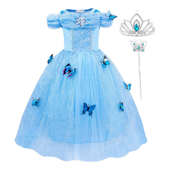 Vestidos Princesa Cenicienta Cosplay Para Niñas Disfraces Para El Día De Los Niños