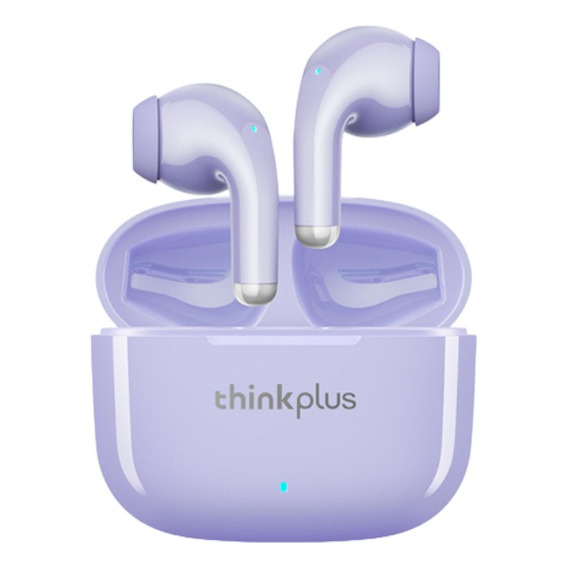 Audífonos Inalámbricos In-ear Lenovo Thinkplus Lp40 Pro Viol Color Violeta Color de la luz Blanco